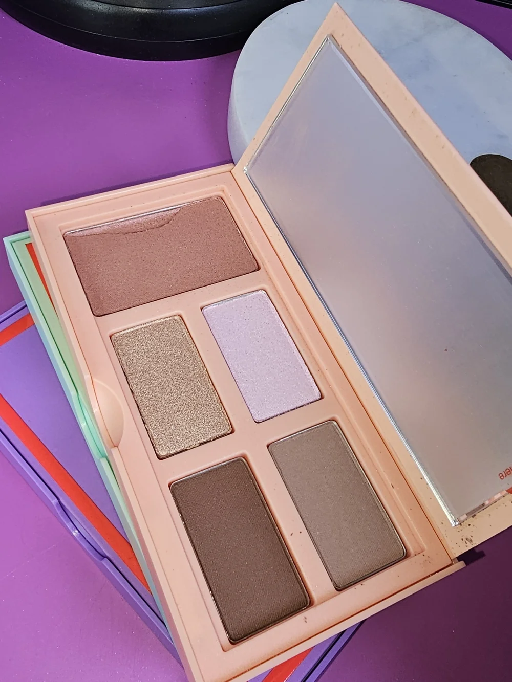 Clinique Color Pop Eyeshadow Trio - Pink, Mint & Lavender